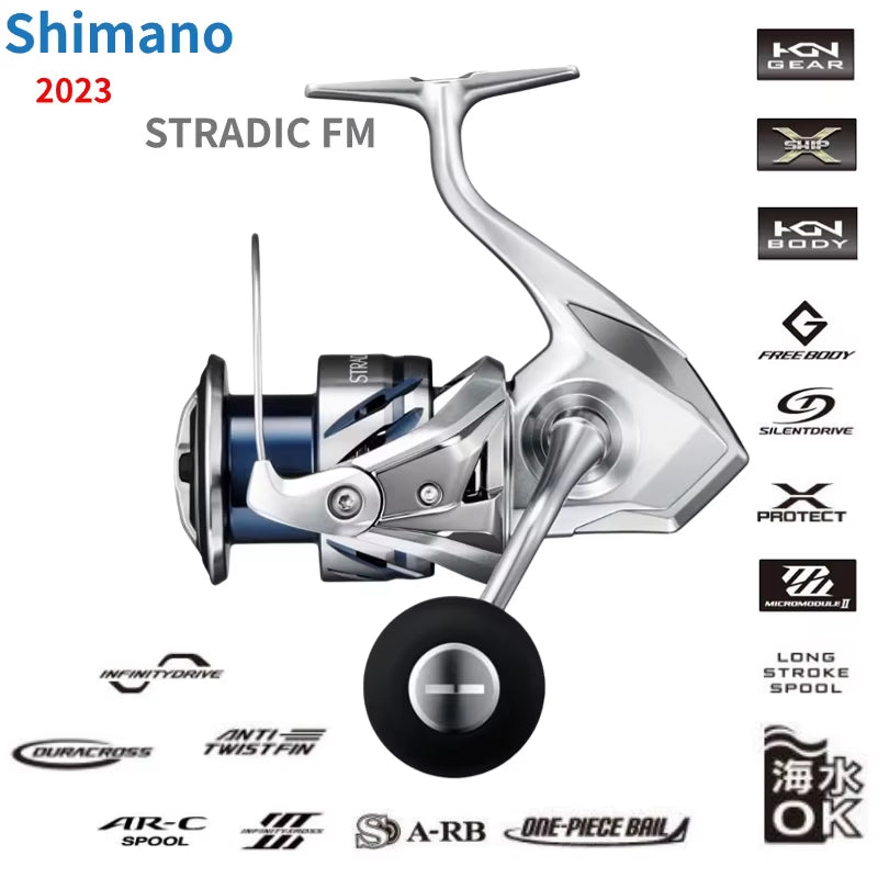 2023  STRADIC FM 1000S C2000S 2500S 2500SHG C3000 C3000HG C3000XG 3000MHG 4000MHG 4000XG C5000XG Spinning Fishing Reels