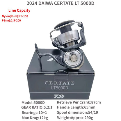 2024  CERTATE FC LT Long Shot Spinning Fishing Reels 2000SH 2000SP 2500S 2500SXH 2500SDH 2500 3000 4000-CXH 5000D 5000D-XH