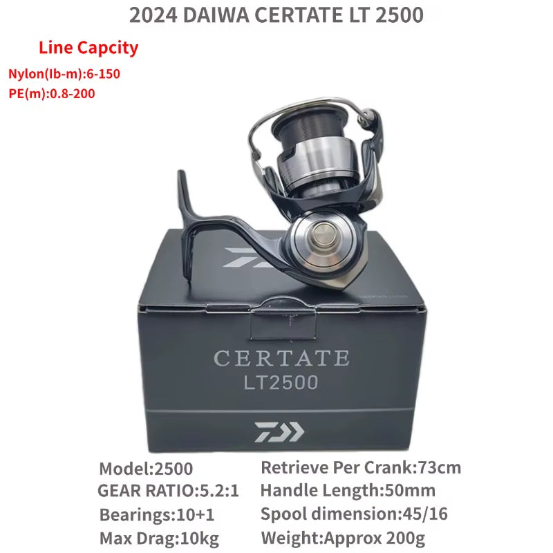 2024  CERTATE FC LT Long Shot Spinning Fishing Reels 2000SH 2000SP 2500S 2500SXH 2500SDH 2500 3000 4000-CXH 5000D 5000D-XH