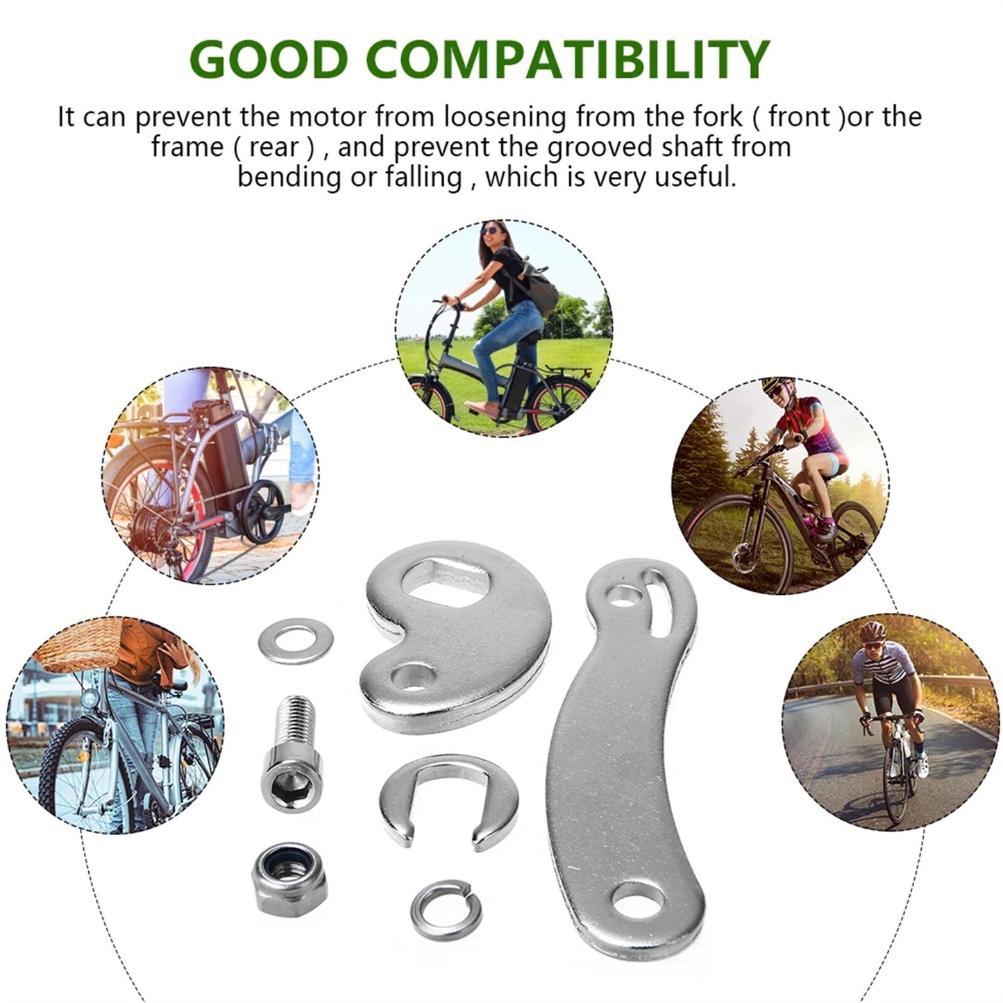 Torque Arm Front Rear Refit Components Conversion Parts for Electric Bike Ebike