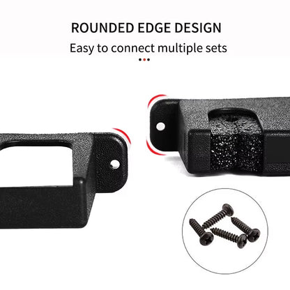 Fishing Rod Racks 2Pcs Vertical Wall Rod Holder 6 Rods Space-Effcient ABS Fishing Pole Holder Wall Mount Storage Tool Pesca