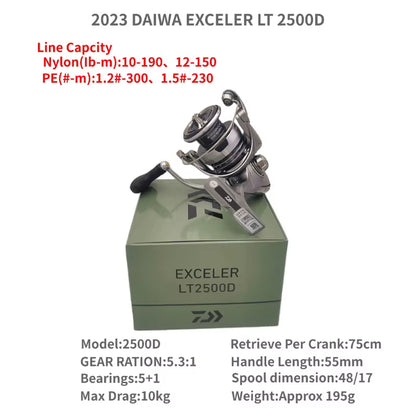 2023  EXCELER LT 1000D-XH 2000S-XH 2500 2500D 2500-XH 3000-C 4000D-CXH 5000-C 5000-CXH 6000D Spinning Fishing Reels