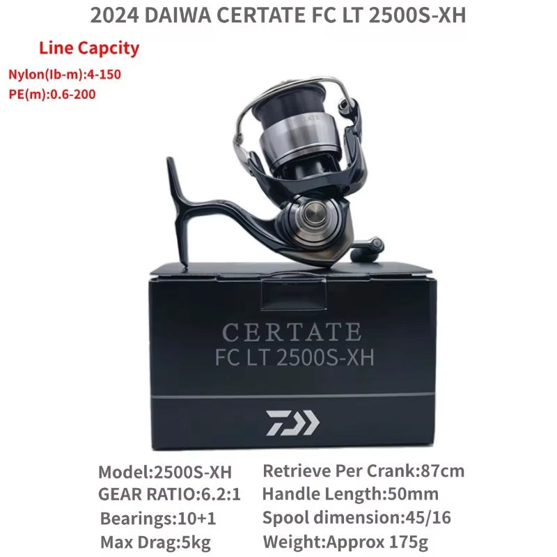 2024  CERTATE FC LT Long Shot Spinning Fishing Reels 2000SH 2000SP 2500S 2500SXH 2500SDH 2500 3000 4000-CXH 5000D 5000D-XH