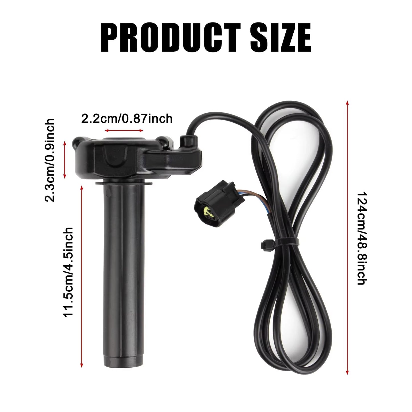 Throttle Grips Handlebar for Surron Light Bee X/S Electric Bikes for Surron Throttle ,E-Bike Twist Throttle Handle Grip