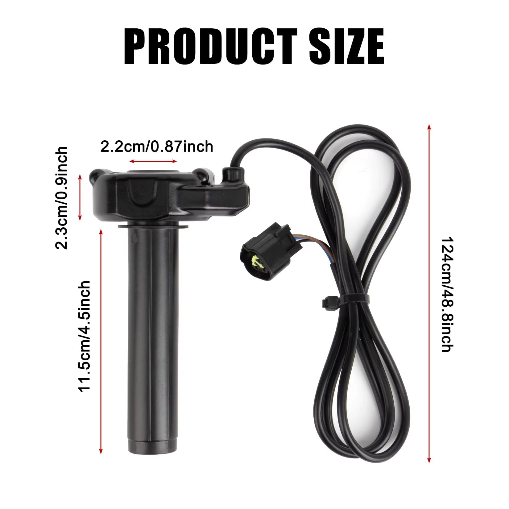 Throttle Grips Handlebar for Surron Light Bee X/S Electric Bikes for Surron Throttle ,E-Bike Twist Throttle Handle Grip