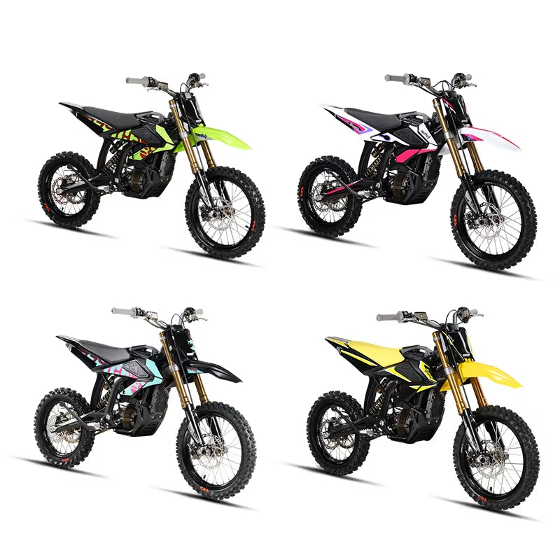 2025 New Sur Ron Hyper Be Suroon 5000W Brushless Electric Road Off-Road Bike for Teenagers 55Km/H Max Speed 50.4V/25Ah Battery