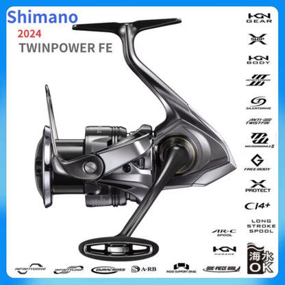 2024  Twin Power TWINPOWER FE Saltwater Spinning Fishing Reel C2000S C2500SXG C3000 C3000XG 4000M 4000PG 4000XG C5000XG