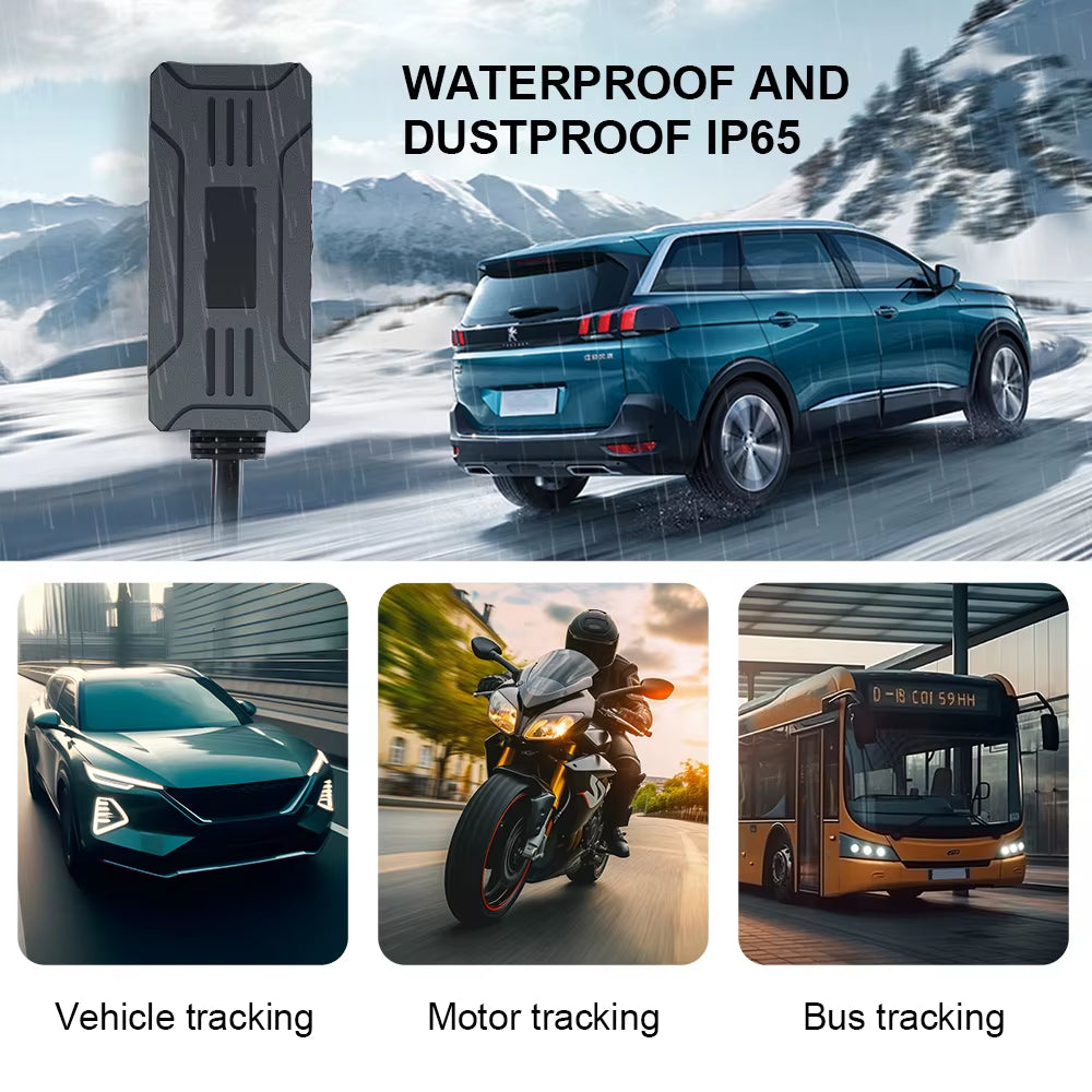 Trackerking G109 GPS Tracker for Motorcycle 2G Anti-Lost Car Rastreador Real Time Tracking Device Locator Positioner for Bike