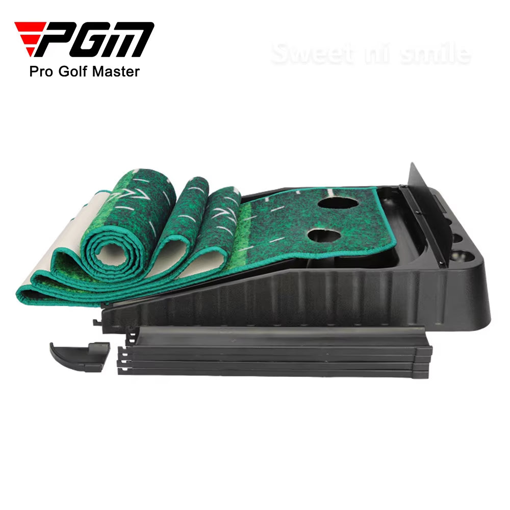 TL021 3M Golf Putting Mat Golf Putter Trainer Green Carpet Practice Set Ball Return Mini Golf Putting Green Fairway Mat