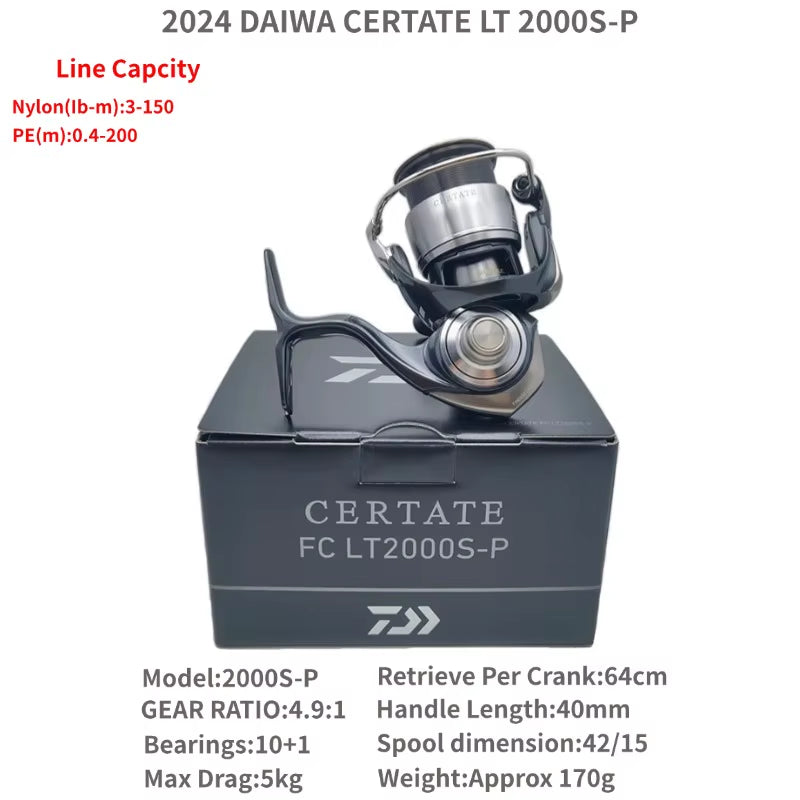 2024  CERTATE FC LT Long Shot Spinning Fishing Reels 2000SH 2000SP 2500S 2500SXH 2500SDH 2500 3000 4000-CXH 5000D 5000D-XH