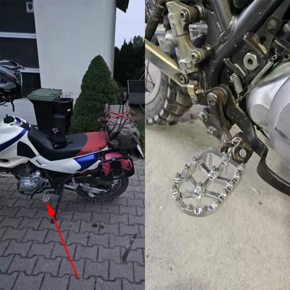 For YAMAHA Tenere XT600 XT 600 E XTZ XT600Z XTZ600 XT600E Ténéré Motorcycle Accessories Footrest Footpeg Foot Pegs Rest Pedals