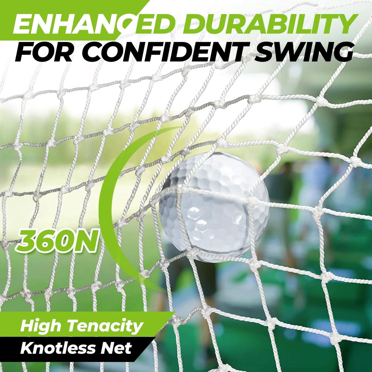 Professional Golf Practice Net Golf Hitting Cage Indoor Outdoor Exercise Practice Training Auxiliary Tool High Impact Hitting