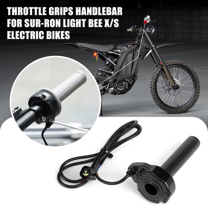 Throttle Grips Handlebar for Surron Light Bee X/S Electric Bikes for Surron Throttle ,E-Bike Twist Throttle Handle Grip
