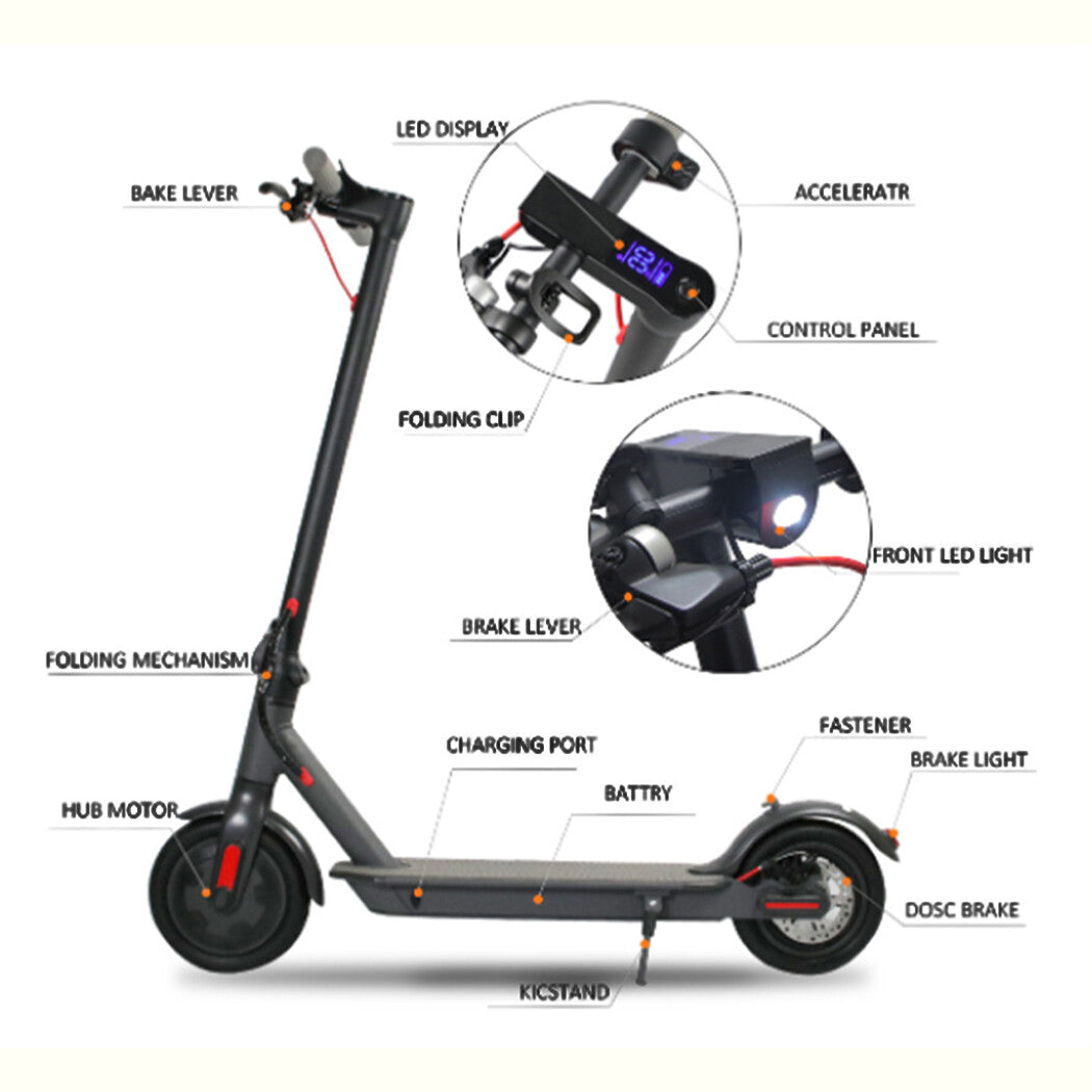 2026 900W 40KM/H 50KM Portable Electric Scooter Adult Foldable Travel E-Bike