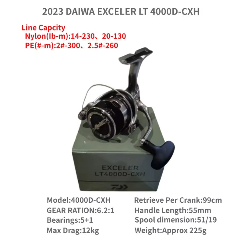 2023  EXCELER LT 1000D-XH 2000S-XH 2500 2500D 2500-XH 3000-C 4000D-CXH 5000-C 5000-CXH 6000D Spinning Fishing Reels