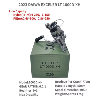 2023  EXCELER LT 1000D-XH 2000S-XH 2500 2500D 2500-XH 3000-C 4000D-CXH 5000-C 5000-CXH 6000D Spinning Fishing Reels