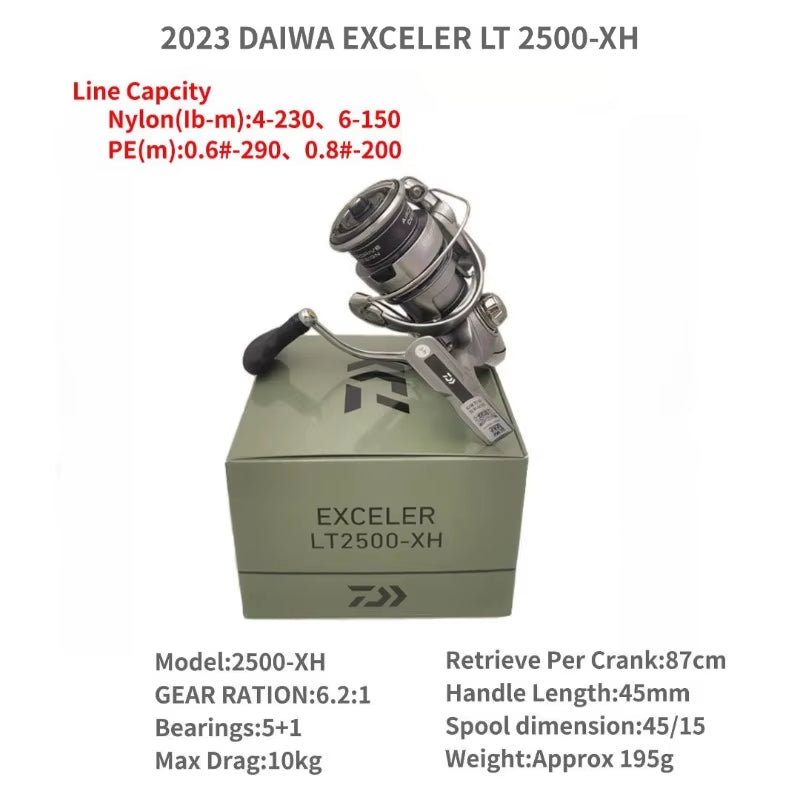 2023  EXCELER LT 1000D-XH 2000S-XH 2500 2500D 2500-XH 3000-C 4000D-CXH 5000-C 5000-CXH 6000D Spinning Fishing Reels