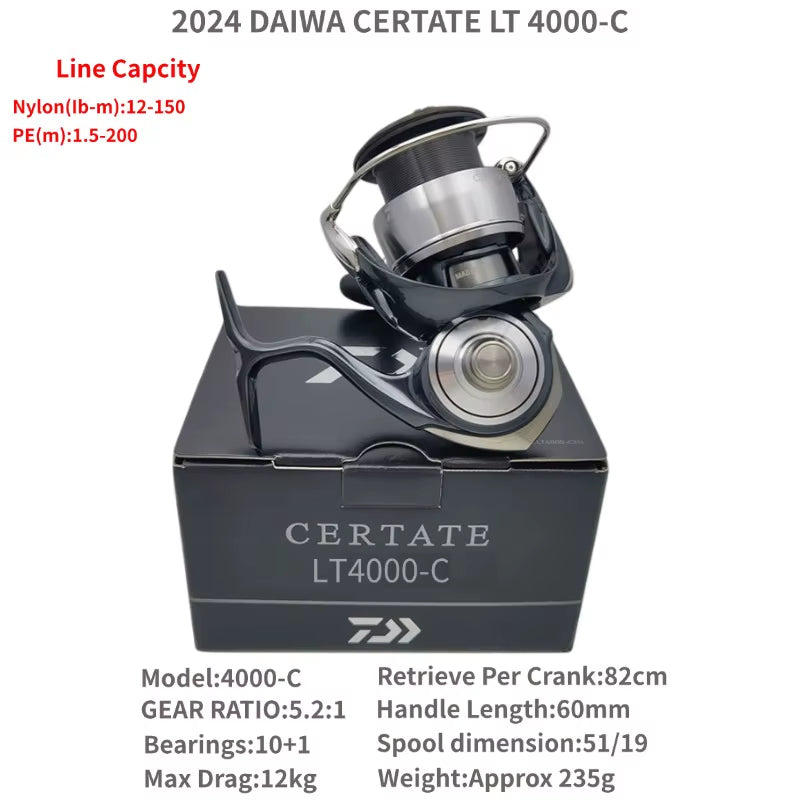 2024  CERTATE FC LT Long Shot Spinning Fishing Reels 2000SH 2000SP 2500S 2500SXH 2500SDH 2500 3000 4000-CXH 5000D 5000D-XH
