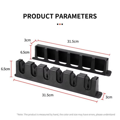 Fishing Rod Racks 2Pcs Vertical Wall Rod Holder 6 Rods Space-Effcient ABS Fishing Pole Holder Wall Mount Storage Tool Pesca