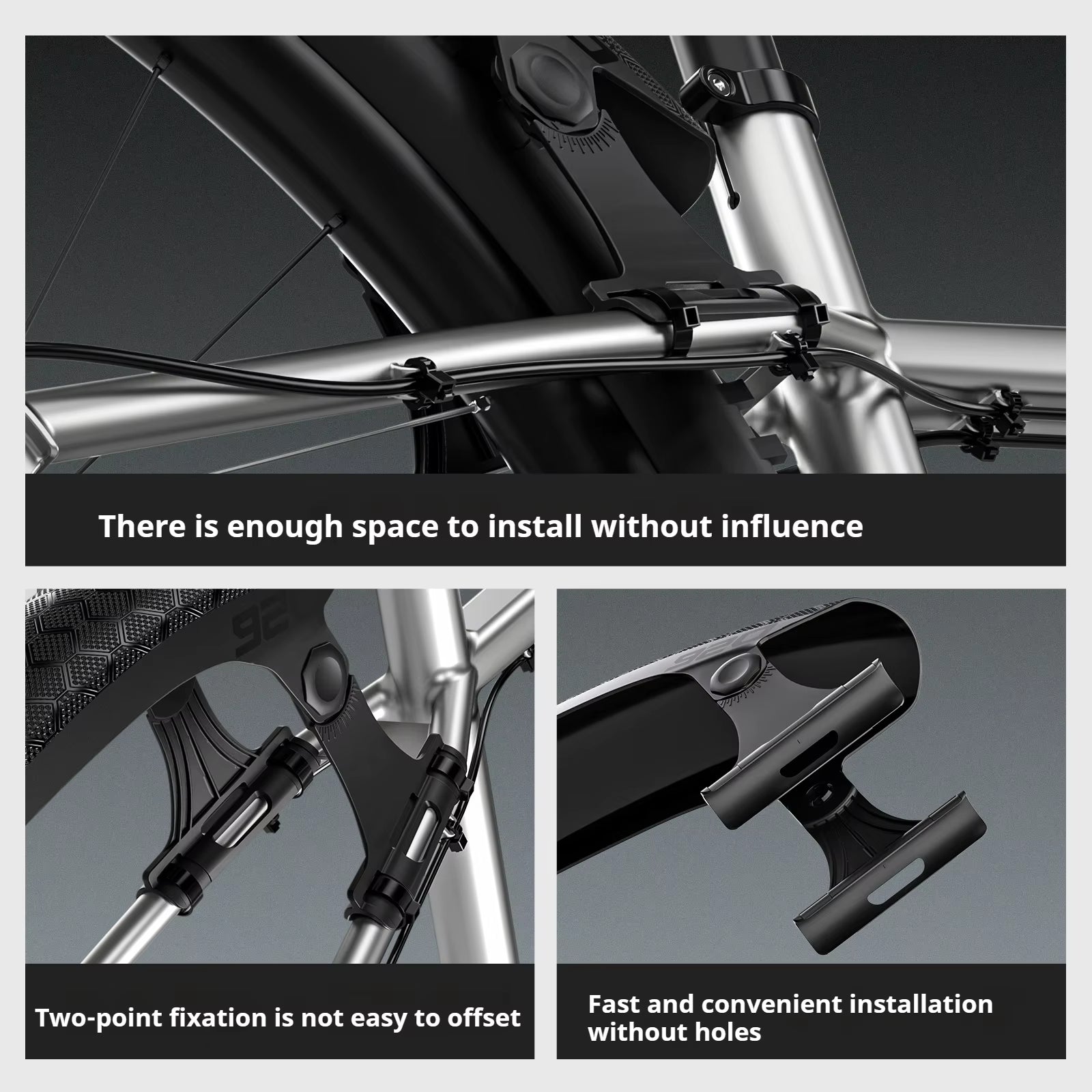 Mountain Bike Fender Speed ​​Down Bike Fender Mountain Bike Extended Wide Fender Riding Accessories