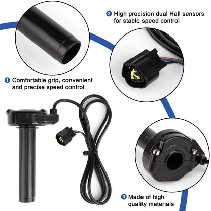 Throttle Grips Handlebar for Surron Light Bee X/S Electric Bikes for Surron Throttle ,E-Bike Twist Throttle Handle Grip