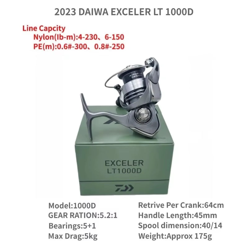 2023  EXCELER LT 1000D-XH 2000S-XH 2500 2500D 2500-XH 3000-C 4000D-CXH 5000-C 5000-CXH 6000D Spinning Fishing Reels
