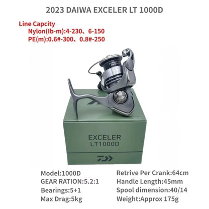 2023  EXCELER LT 1000D-XH 2000S-XH 2500 2500D 2500-XH 3000-C 4000D-CXH 5000-C 5000-CXH 6000D Spinning Fishing Reels
