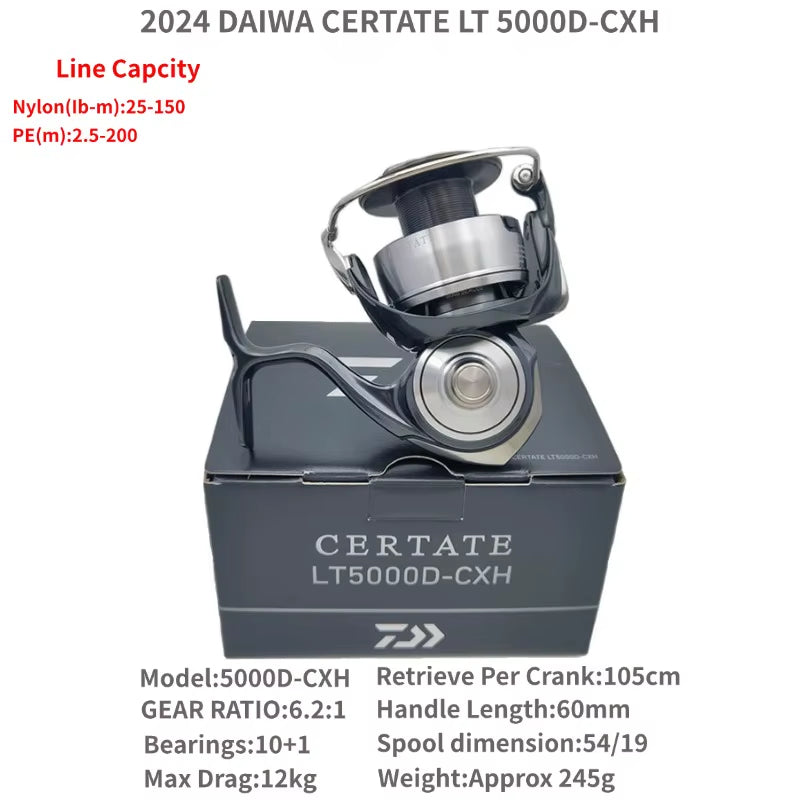 2024  CERTATE FC LT Long Shot Spinning Fishing Reels 2000SH 2000SP 2500S 2500SXH 2500SDH 2500 3000 4000-CXH 5000D 5000D-XH