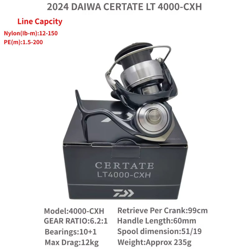 2024  CERTATE FC LT Long Shot Spinning Fishing Reels 2000SH 2000SP 2500S 2500SXH 2500SDH 2500 3000 4000-CXH 5000D 5000D-XH