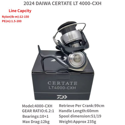 2024  CERTATE FC LT Long Shot Spinning Fishing Reels 2000SH 2000SP 2500S 2500SXH 2500SDH 2500 3000 4000-CXH 5000D 5000D-XH