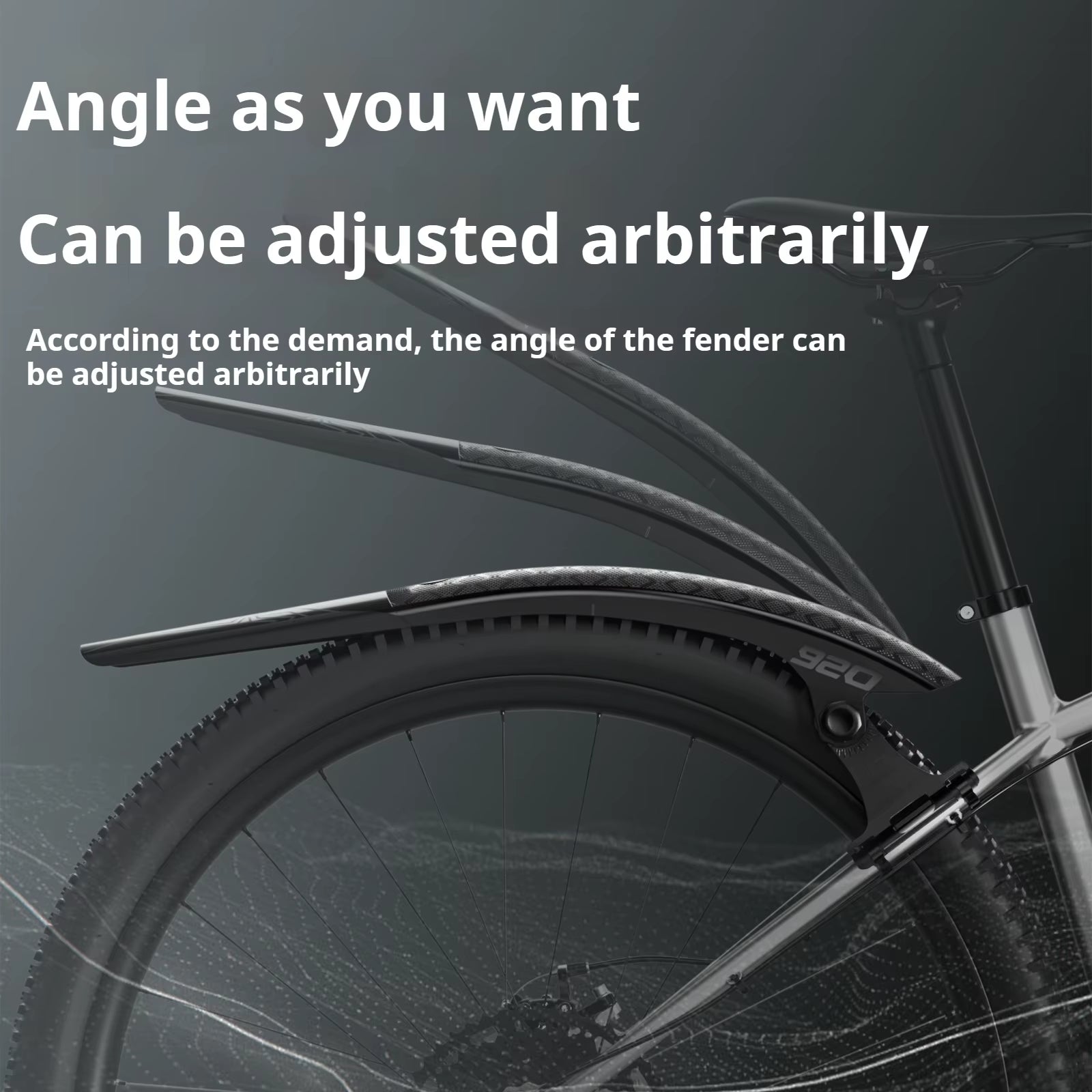 Mountain Bike Fender Speed ​​Down Bike Fender Mountain Bike Extended Wide Fender Riding Accessories