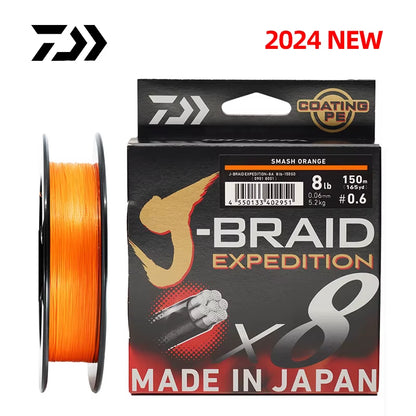 2024  J-BRAID Expedition X8 PE Fishing Line 150/300M Braided PE